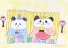 なつみちゃん（小学2年生）水彩色鉛筆画・B5