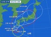 2024年8月27日14時現在、台風進路予報図（引用：Yahoo天気）