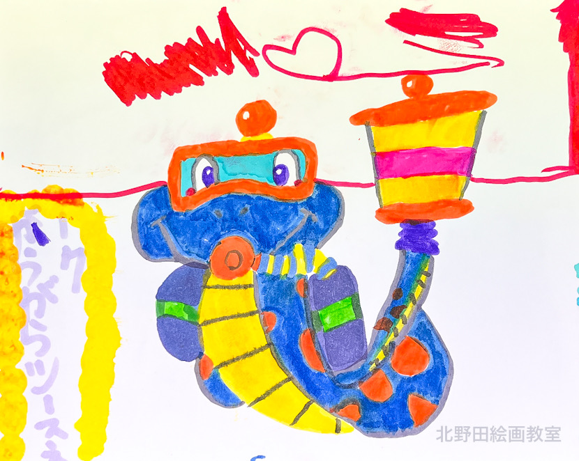 このみちゃん(小学生)ペン画