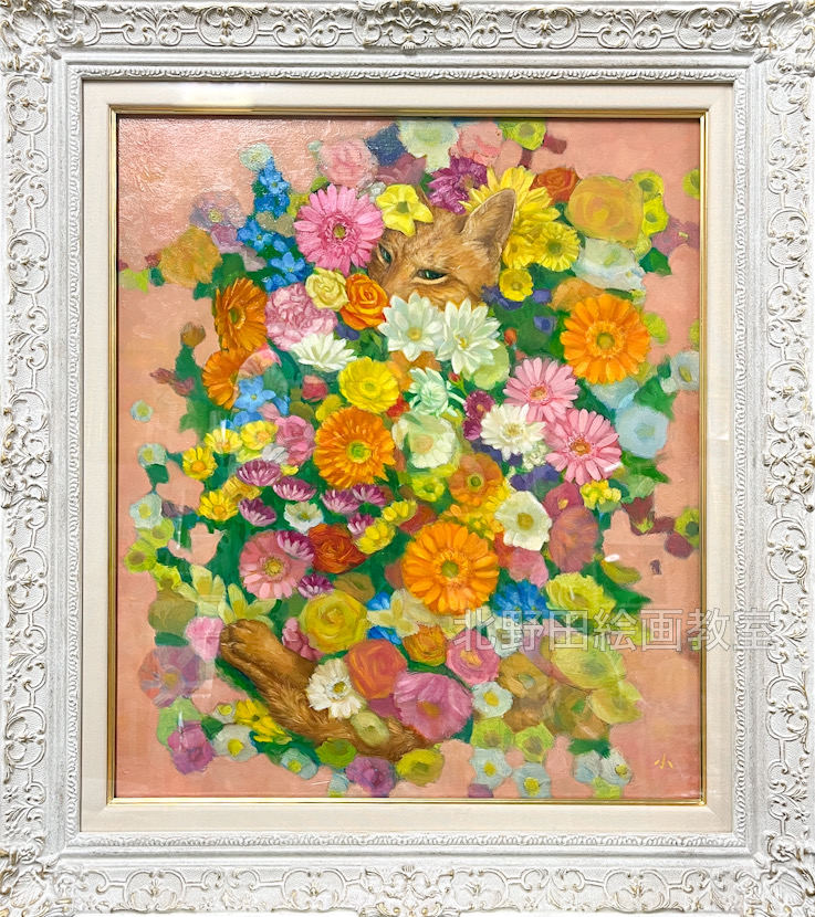 『 抱擁 』(講師・油彩画・F10号)