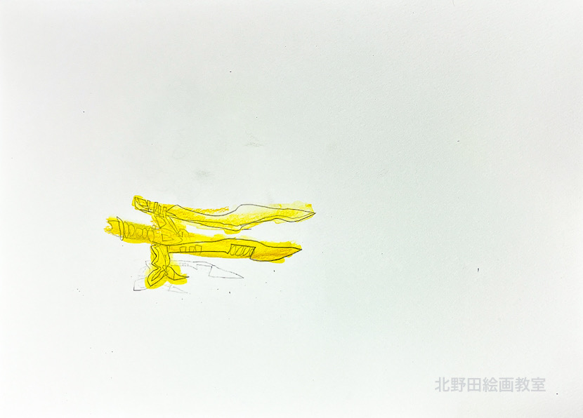 かなんちゃん(小学1年生・水彩色鉛筆画)F4号