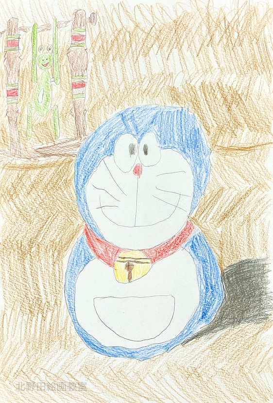 えりちゃん（小学4年生・色鉛筆画）F4号