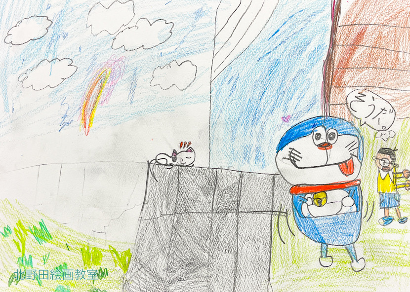 みゆちゃん（小学1年生・ペン画）F4号