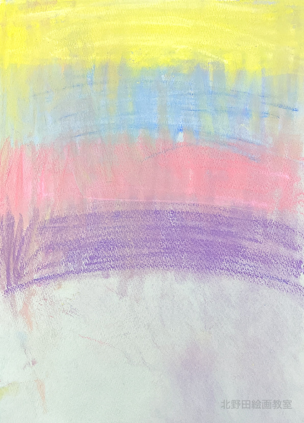 かなんちゃん(小学1年生・パステル画)F4号