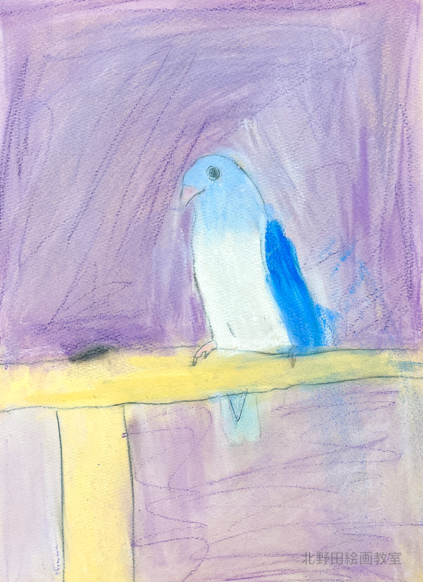 かなんちゃん(小学1年生・パステル画)F4号