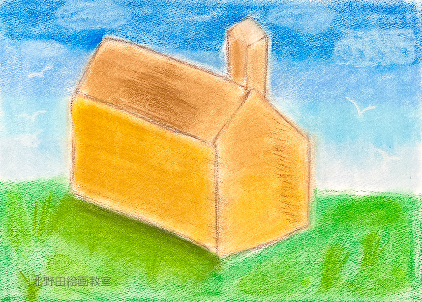 ゆりちゃん（小学5年生・パステル画）F4号