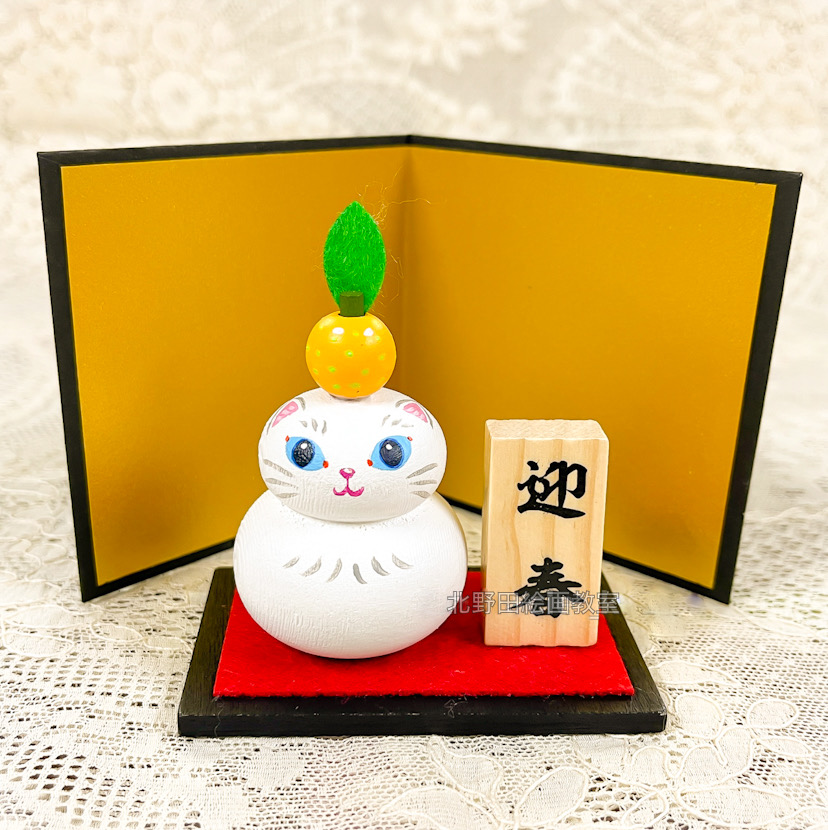 お正月飾り・ニャガミ餅（講師作）