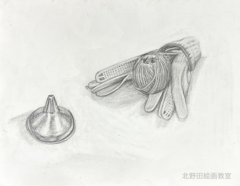 のぶき君（高校生3年生・鉛筆デッサン）F6号