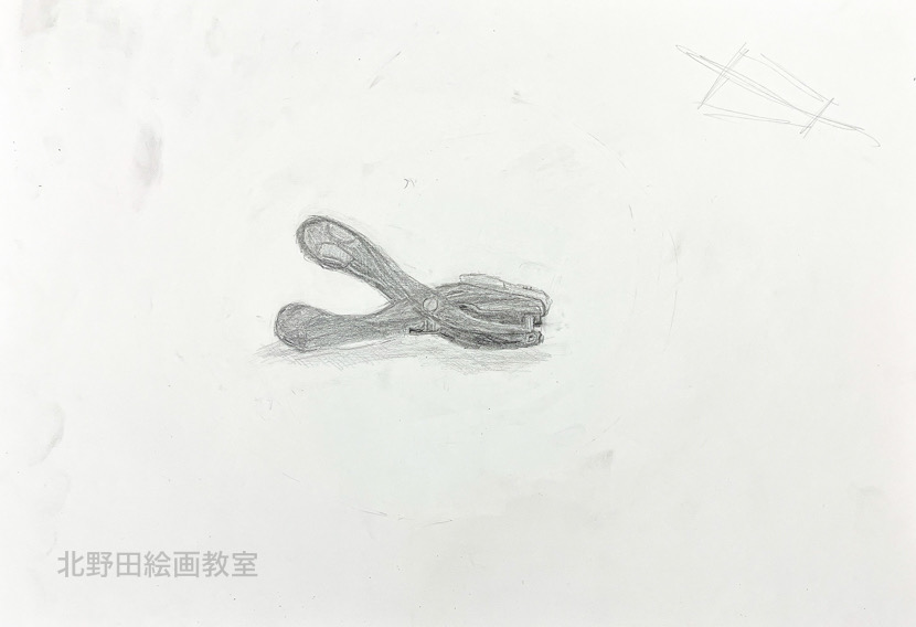 さえちゃん(中学3年生・鉛筆デッサン)B4