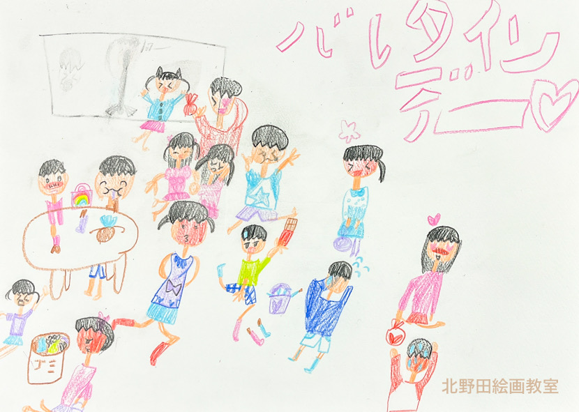 みゆちゃん（小学1年生・色鉛筆画）F4号