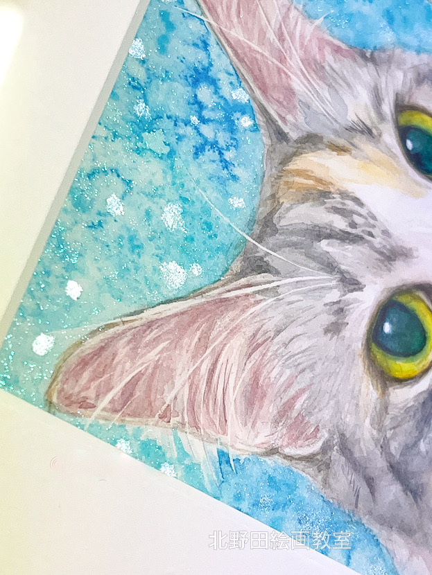 背景の部分アップ