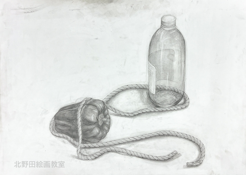 あきなちゃん（高校生2年生・鉛筆デッサン）B3