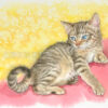 『 Sweet Kitty 』（講師・水彩画）