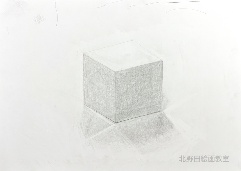 けいせい君（高校3年生・鉛筆デッサン）B3