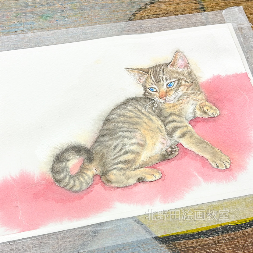 制作過程⑤ （講師・水彩画）