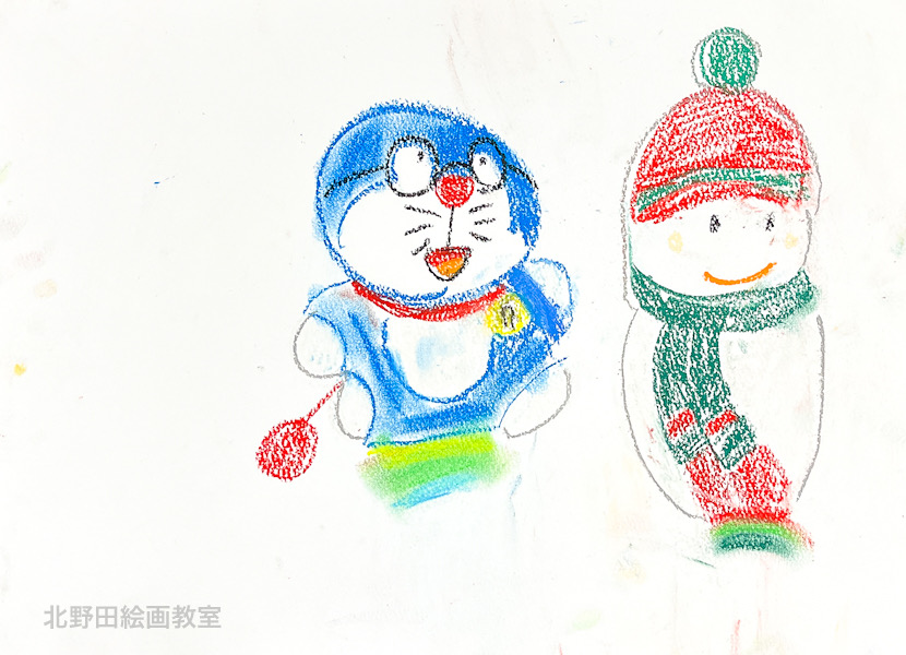 あんなちゃん（小学１年生・パステル画）F4号