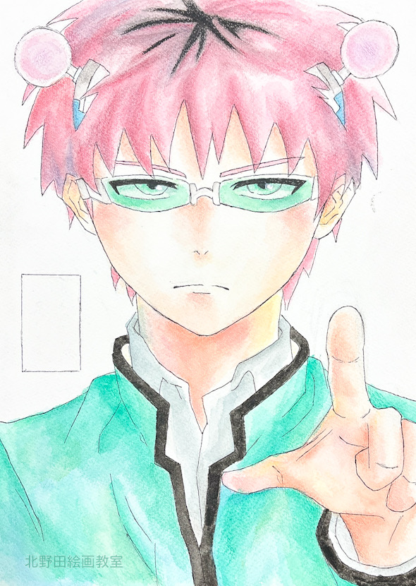 いおなちゃん（中学2年生・水彩画）F4号