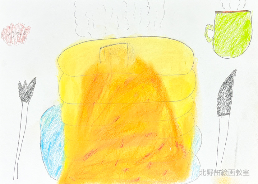 みゆちゃん（小学2年生・パステル画）F4号