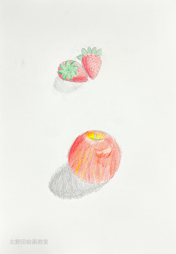 あさちゃん（小学5年生）色鉛筆画・A4
