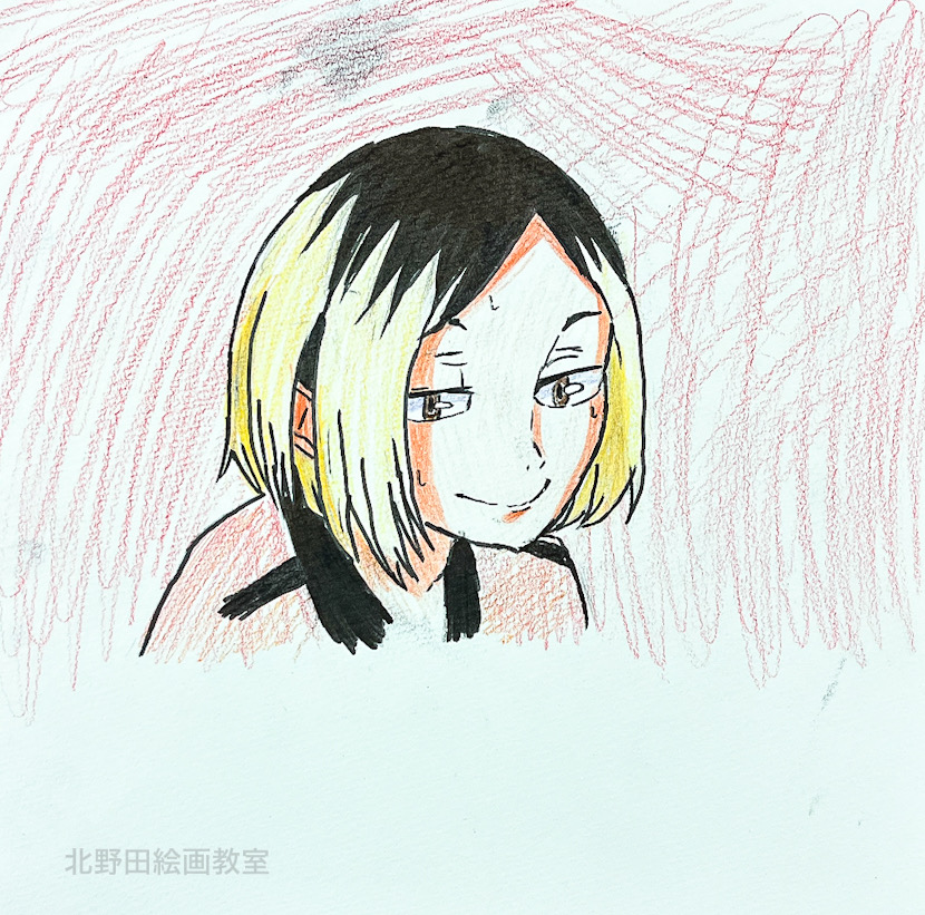 みおちゃん(小学5年生・色鉛筆画)