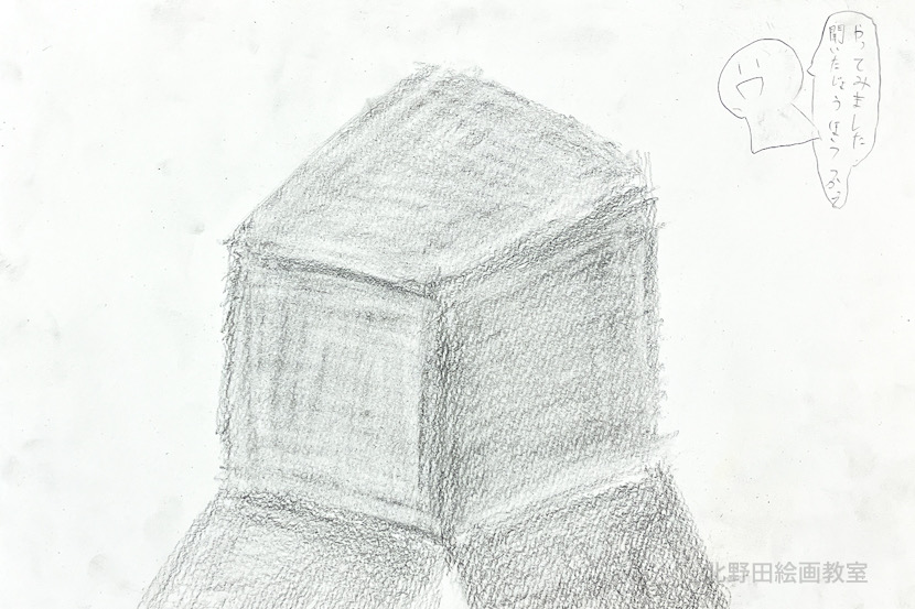えりちゃん(小学5年生・鉛筆画)F4号