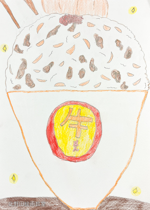 みゆちゃん（小学2年生・色鉛筆画）F4号