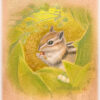 『 シマリス 』（講師・ミクスドメディア・F0号）