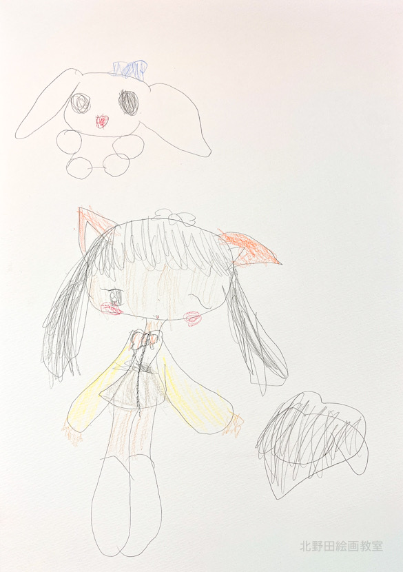 トゥアンちゃん（小学1年生・色鉛筆画）F4号