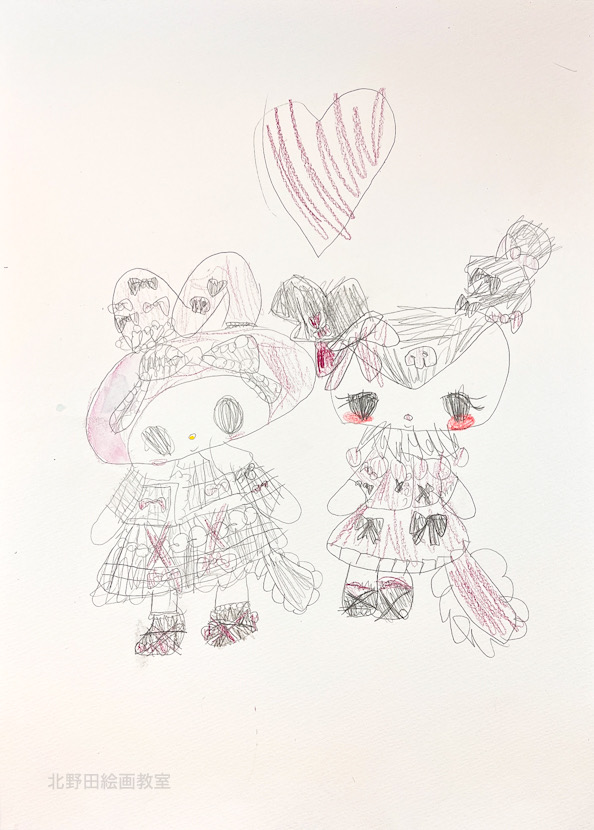 トゥアンちゃん（小学1年生・色鉛筆画）F4号