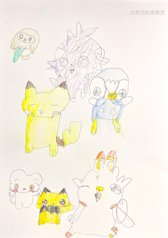 トゥアンちゃん（小学1年生・色鉛筆画）F4号