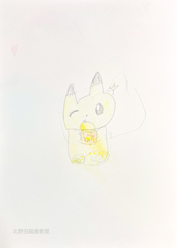 トゥアンちゃん（小学1年生・色鉛筆画）F4号